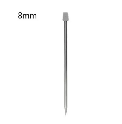 2–8mm Single Piece Straight Knitting Aluminium  Needle