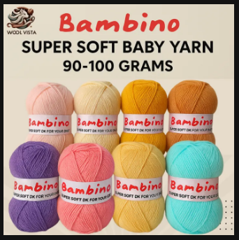 Bambino Ultra Soft Baby Yarn Premium Acrylic