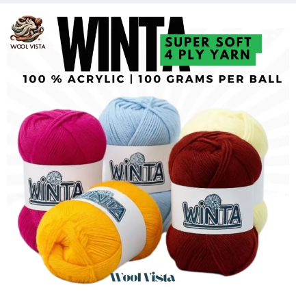 Winta 4 Ply Silk Yarn Premium