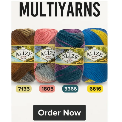 Soft, Tangle-Free Multicolor Yarn for Cozy Knits | Premium Acrylic Wool