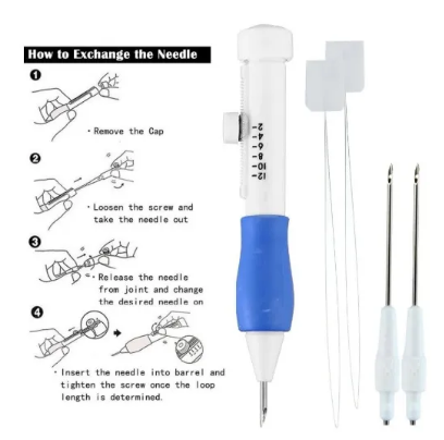 Punch Needle Embroidery Kit – Easy 3D Craft Set for Beginners