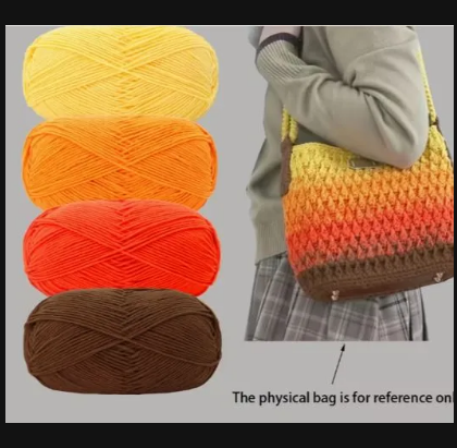 Soft Colorfast Cotton Yarn Set for Crochet, Knitting & Crafts