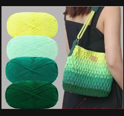 Soft Colorfast Cotton Yarn Set for Crochet, Knitting & Crafts