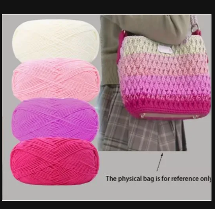 Soft Colorfast Cotton Yarn Set for Crochet, Knitting & Crafts