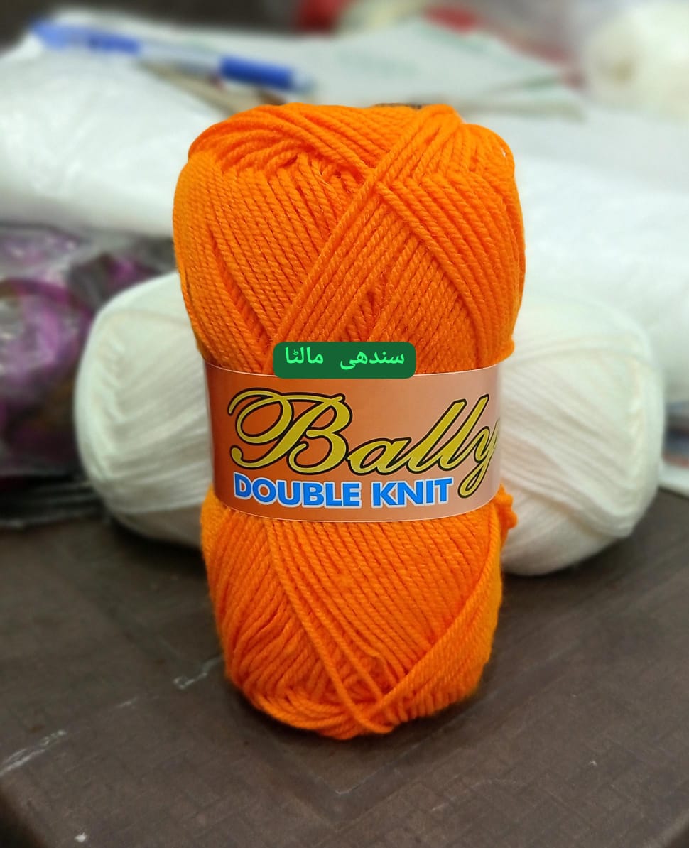 (3ply-80g) Acrylic Double Knit Yarn Ball in Multi Colors- Crochet Knitting yarn ball - Woolen Multi Crochet Thread ball