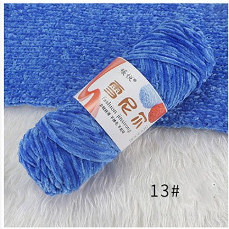 Velvet Chenille Yarn 100g – Soft & Plush