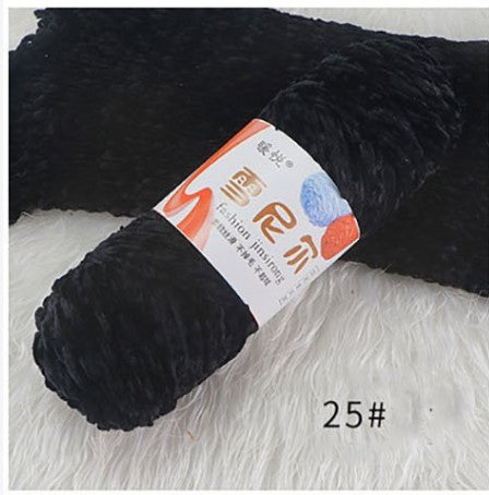 Velvet Chenille Yarn 100g – Soft & Plush