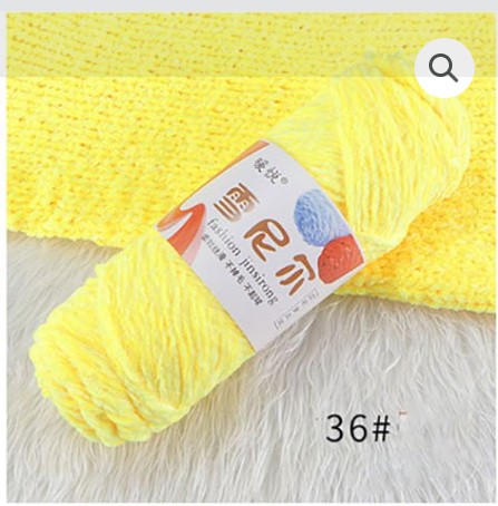 Velvet Chenille Yarn 100g – Soft & Plush