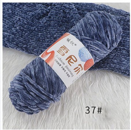 Velvet Chenille Yarn 100g – Soft & Plush