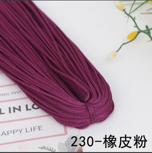Premium Silk Macramé Cord – Soft, Shiny & Smooth 200g | Perfect for Macramé & DIY Crafts