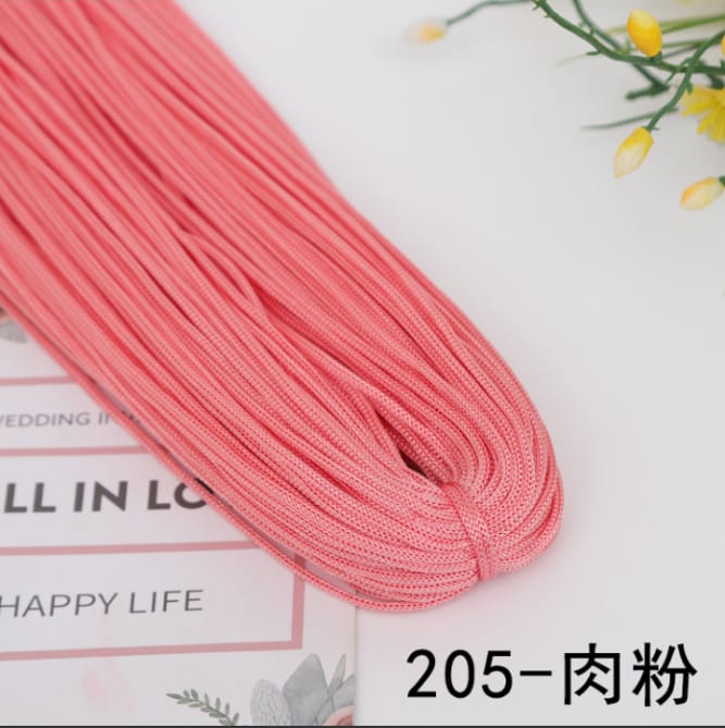 Premium Silk Macramé Cord – Soft, Shiny & Smooth 200g | Perfect for Macramé & DIY Crafts