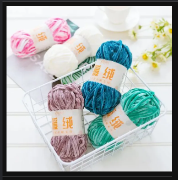 Ultra-Soft Velvet Chenille Blanket  Yarn