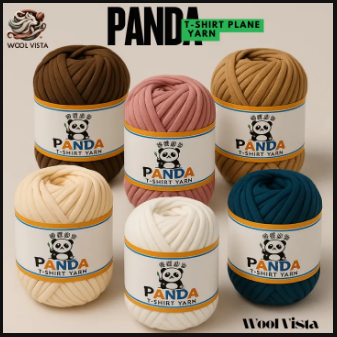 Panda Eco T-Shirt Yarn for Crochet & DIY